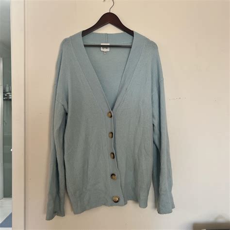 baby blue cardigan - Depop