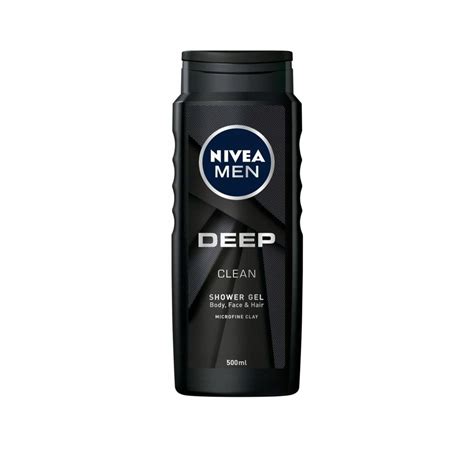 Nivea Men Deep Clean 3-In-1 Shower Gel 500ml