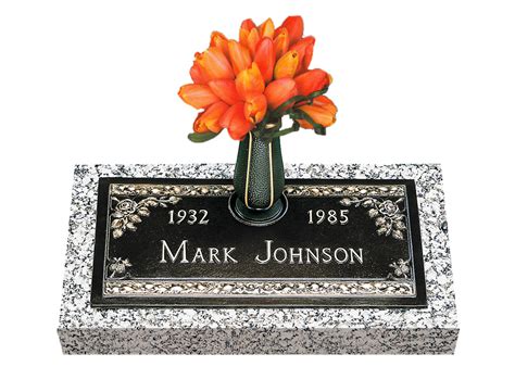 Single Bronze Grave Markers | LoveMarkers.com