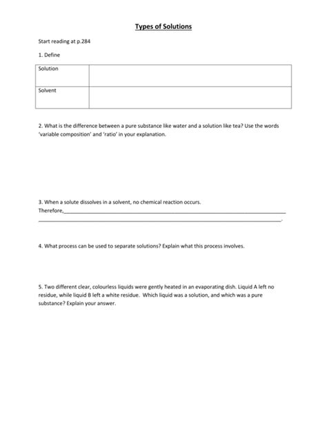 Image result for Sample Activity On Types of Solutions