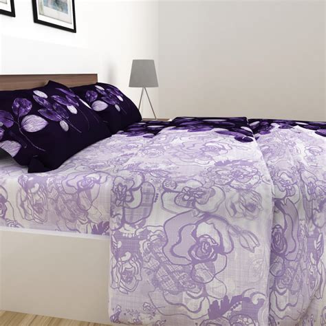 Buy SPACES Miami Printed 4-Pc. Double Bedding Set - 224 x 254 cm from ...