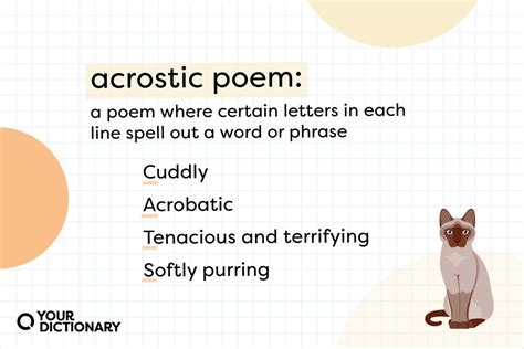 Acrostic Poem Examples & Template
