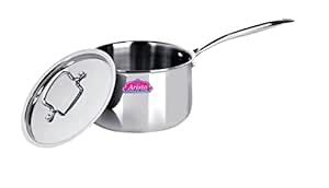 Buy Aristo Triply Induction Friendly Sauce Pan with Stainless Steel Lid ...