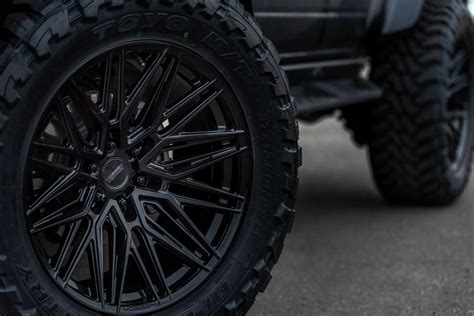 Blacked-Out Bronco Raptor Street Setup Build w/ painted flares, front ...