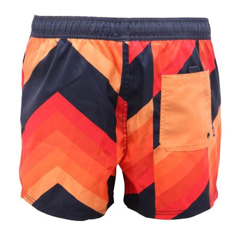 0168AI costume uomo ELLESSE men beachwear blue/red/orange