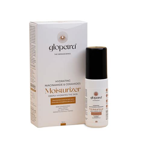 GLOPETRA Hydrating Niacinamide & Ceramides Moisturizer Cream, 75ml, Non ...