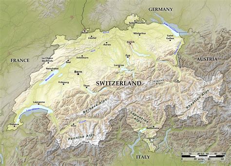 Blue Green Atlas - The Geography of Switzerland