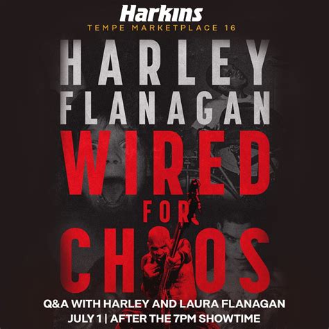 Harley Flanagan: Wired For Chaos (w/ Q&A) - Harkins Tempe Marketplace ...