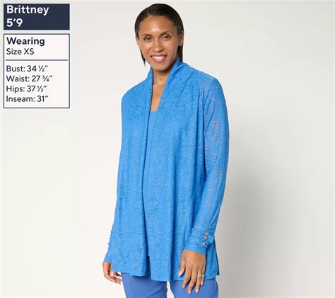 Susan Graver Regular Knit Jacquard Cardigan & Tank Set - QVC.com