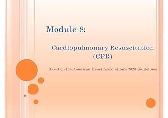 Module 8: Cardiopulmonary Resuscitation (CPR) eBook : Journey, Std ...