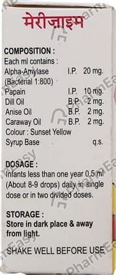 Buy New Merizyme Bottle Of 15ml Oral Drops Online at Flat 15% OFF ...