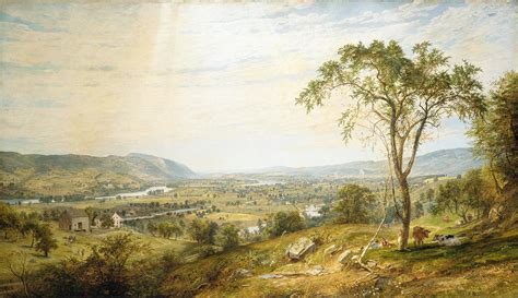Jasper Francis Cropsey - The Valley of Wyoming - American - The ...
