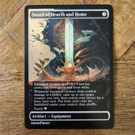 Sword of Hearth and Home #C - MTG - Abyss Proxy Shop: Enhance Your ...
