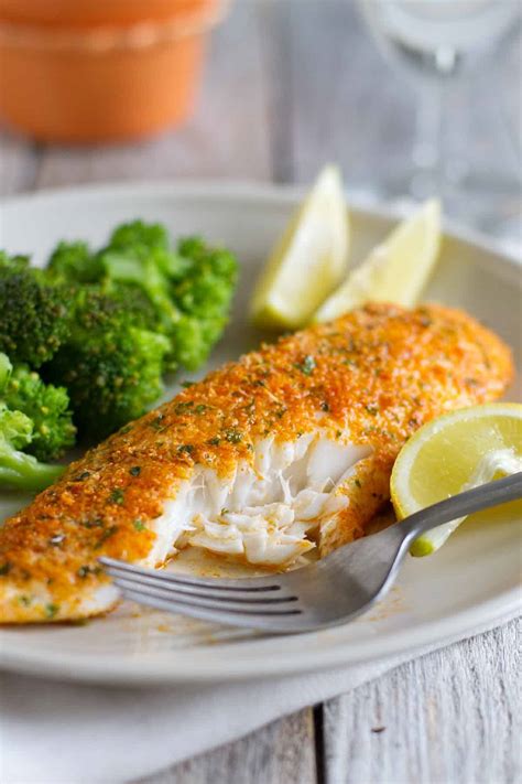 Parmesan Crusted Tilapia - Taste and Tell