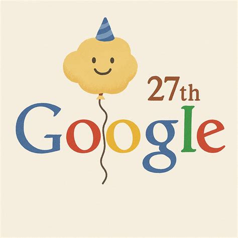 27º aniversario de Google: el Doodle que revive su primer logo