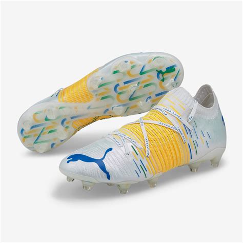 Puma Future Z Neymar x Copa America FG - White/Yellow Alert/Black ...