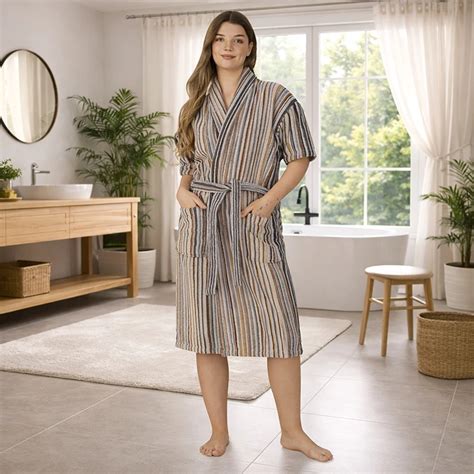 Buy Rangoli Noble Cotton Microfibre Bathrobes For Women, 400 GSM ...