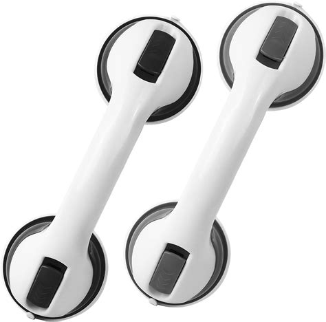 Suction Bathroom Grab Rails, Happybase 2pcs 12 inch Hand Rail for ...