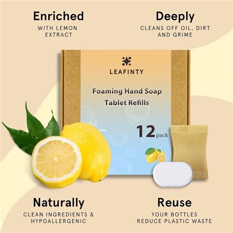 Buy Foaming Hand Soap Tablet Refills-12 Pack-96 fl oz total (makes 12x ...