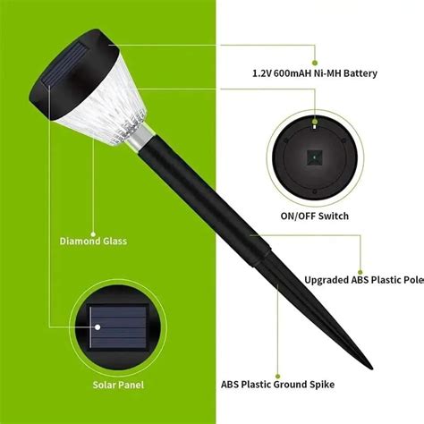 Outdoor solar lighting waterproof garden path decor lights online ...