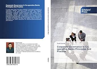 Buy Corporate Governance In Co-operative Banks Principles And Practice ...