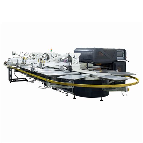 T-Shirt&Sheet Automatic Oval Silk Screen Printing Machine - Printing ...