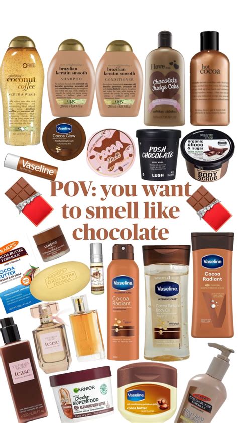Smell like chocolate #chocolate #scent #fragrancecombo #perfume | Skin care routine, Smell good ...