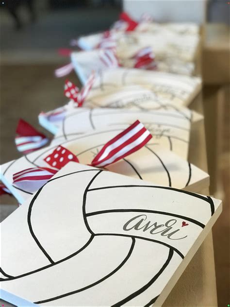 gift bag ideas for volleyball players