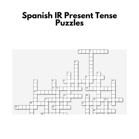 Spanish -IR Present Tense Puzzles - Real Life Language