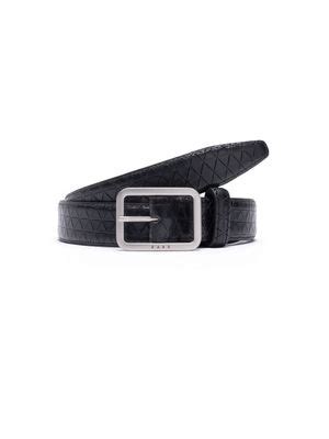 Buy Rare Rabbit Malfy Primary Black Leather Belts (30) Online