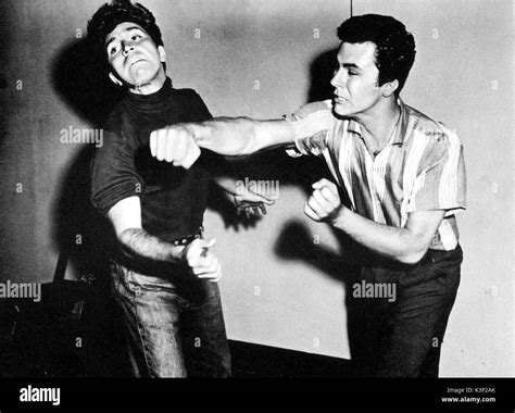 RUMBLE ON THE DOCKS [US 1956] JAMES DARREN [right] Date: 1956 Stock ...
