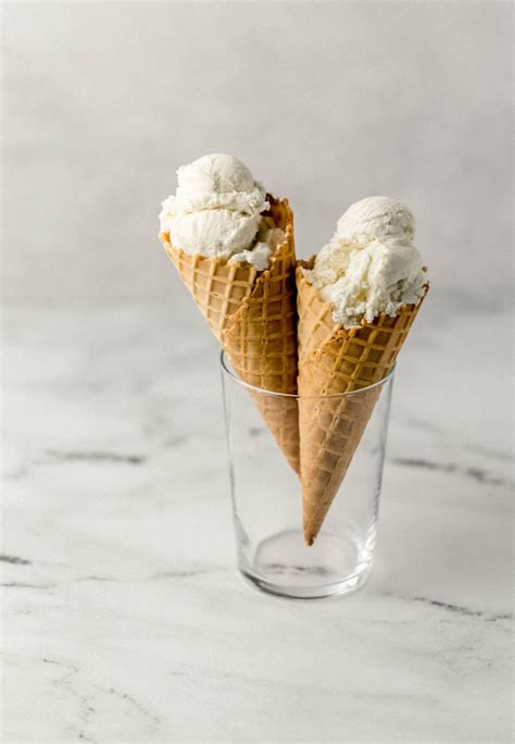Vanilla Ice Cream Cones
