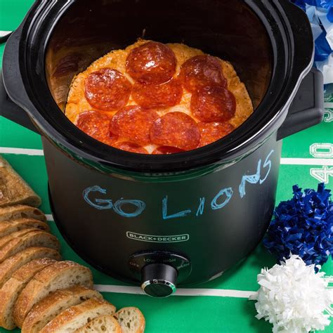 Fire Up the Crock Pot for Football Season! This Slow-Cooker Pizza Dip ...