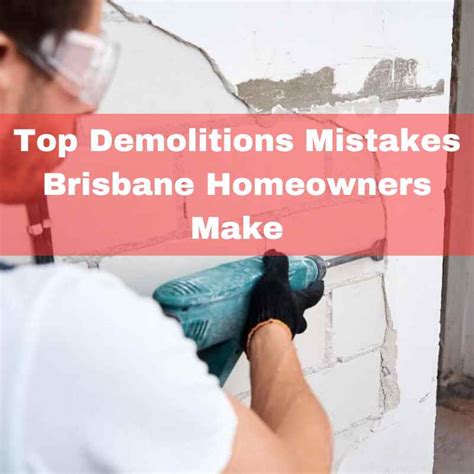 Image result for Demolition Mistakes