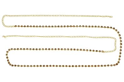 Buy Accessher Gold Plated Traditional Stunning and Dazzling Rhinestones ...