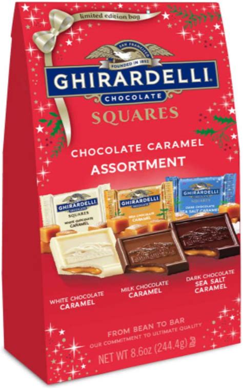 Amazon.com: Ghirardelli Chocolate Caramel Assortment Squares Large Bag ...