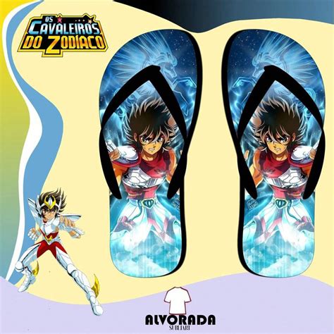 Knights Of The Zodiac Flip Flops Sandal Personalized Children's ...