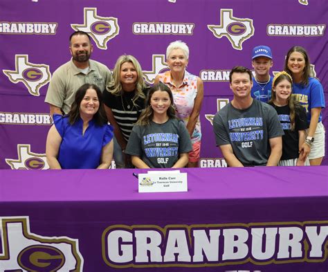 Granbury ISD Athletics recognizes six GHS seniors for Spring Signing ...