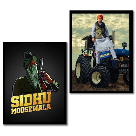 Sidhu Moosewala Motivational Posters for Room Decoration, EXCLUSIVE ...