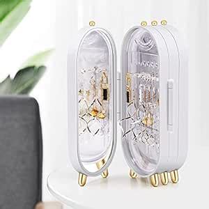 HOMME STORE Jewellery Organisers Box/Oval Earring Box Organizer Folding ...