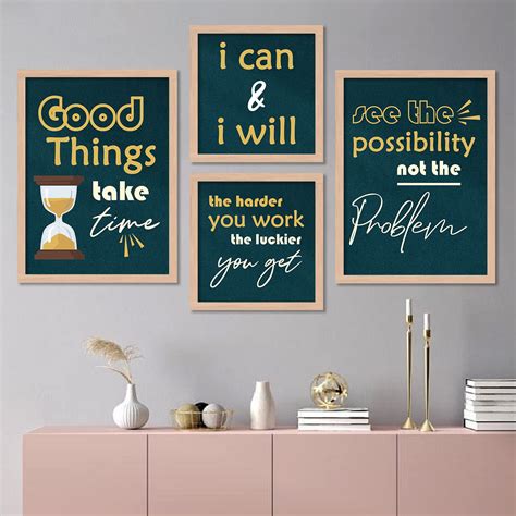 KOTART - Motivational Quotes Wall Frame For Home And Office - Framed ...