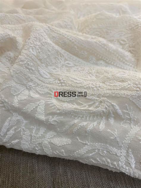 Fine All Over Front Back Embroidered Chikankari Suit – Dress365days