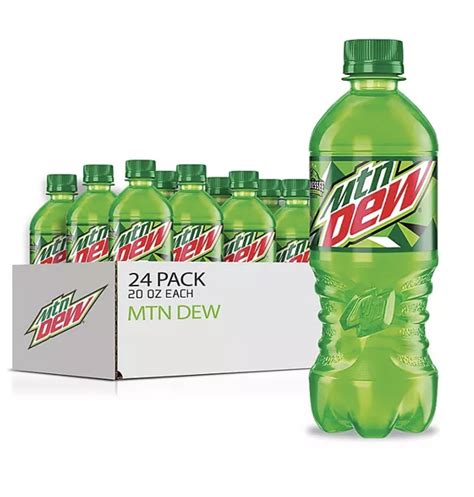 MOUNTAIN DEW PLASTIC BOTTLES 24/20 OZ – USA Concession