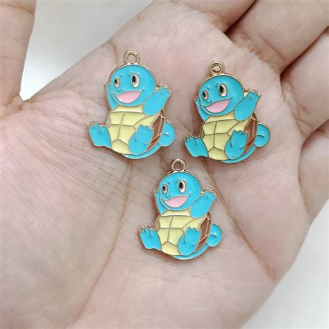 Happy Squirtle Pokemon Metal Charms – Pradhan Accessories