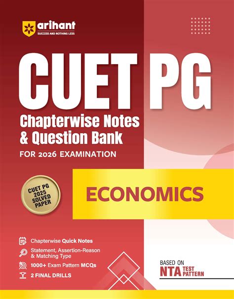 Arihant CUET PG 2026 Economics Chapterwise Notes & Question Bank | Bas ...