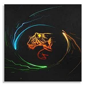 Canvas Wall Art Painting Multicolor Tiger UnFramed Decor for Home ...