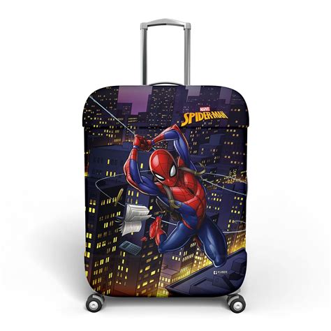 Kuber Industries Marvel Spiderman Luggage Cover|Polyester Travel ...