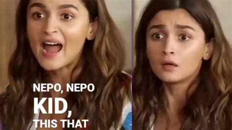 Alia Bhatt's old video getting 'aggressive' over being called 'Nepo Kid ...