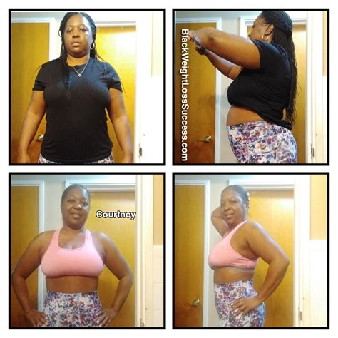 Courtney lost 33 pounds - Black Weight Loss Success