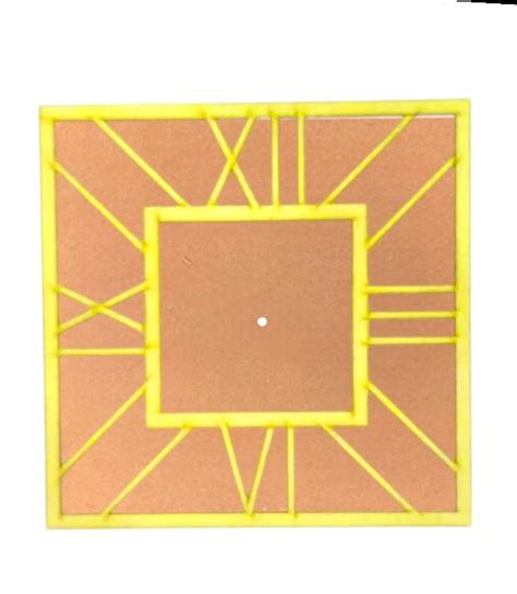 Mdf- Acrylic Clock